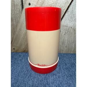 Vintage Aladdin Made in USA Pint Wide Mouth No. 240 Cup No. 44 Stopper Thermos